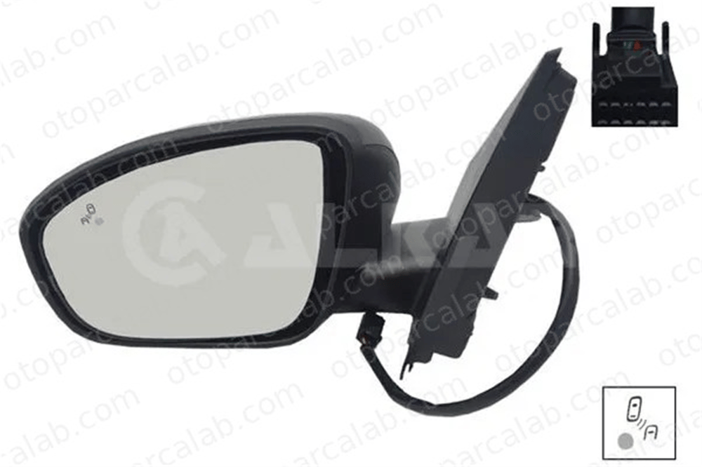 ALKAR 6145207 Dikiz Aynası Dış Sol DACIA LOGAN II LOGAN MCV II 963017957R 963020328R