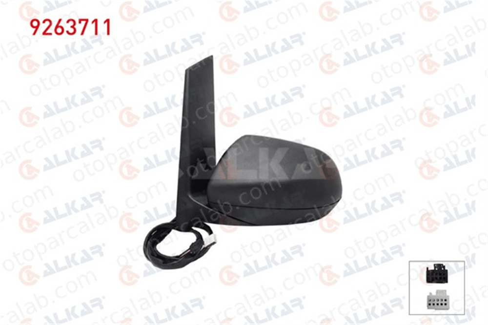 ALKAR 9263711 Dikiz Aynası Dış Sol MERCEDES-BENZ VITO Mixto VITO Tourer A44781100009051 A44781101009051