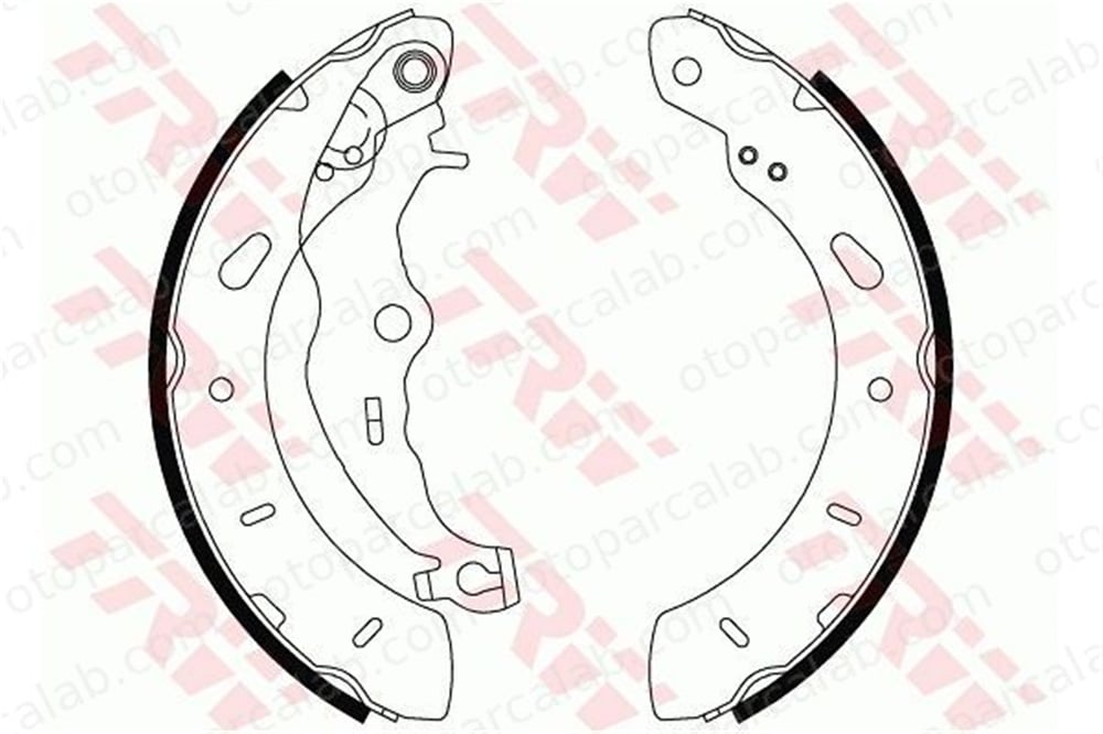 AP 01132 Fren Pabuçlu Balata Arka FORD FOCUS III FOCUS III Turnier 1696629 1755477