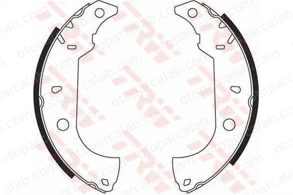 AP 05050 Fren Pabuçlu Balata Arka FIAT TEMPRA S.W. TEMPRA 60810038 5888453