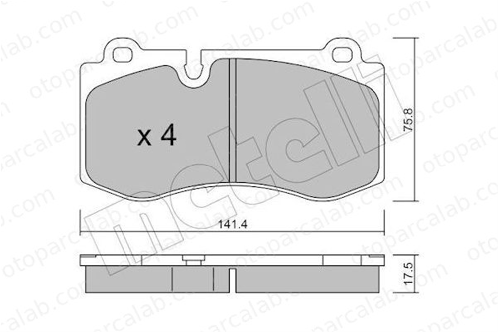 AP 05P1506 Fren Disk Balata Ön MERCEDES-BENZ S-SERISI SL 44206220 A0044206220