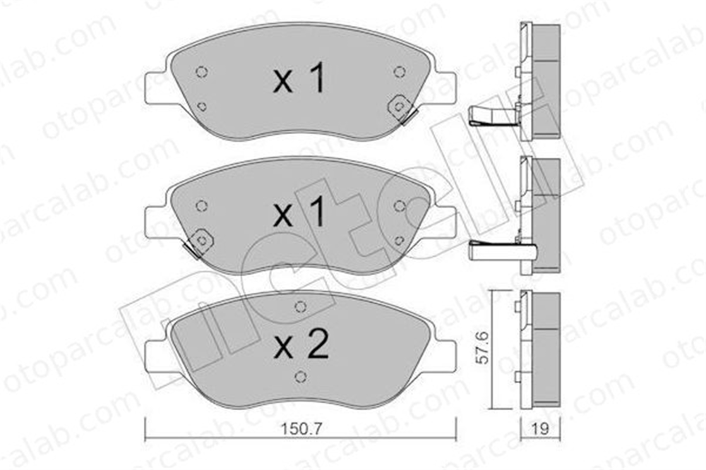 AP 05P2001 Fren Disk Balata Ön FIAT TIPO Station wagon TIPO Hatchback 77367023 77367923