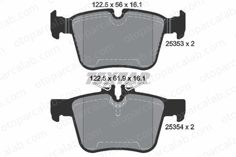 AP 05P2020 Fren Disk Balata Arka MERCEDES-BENZ C-SERISI C-SERISI T-Model A0004208603 A0084201320
