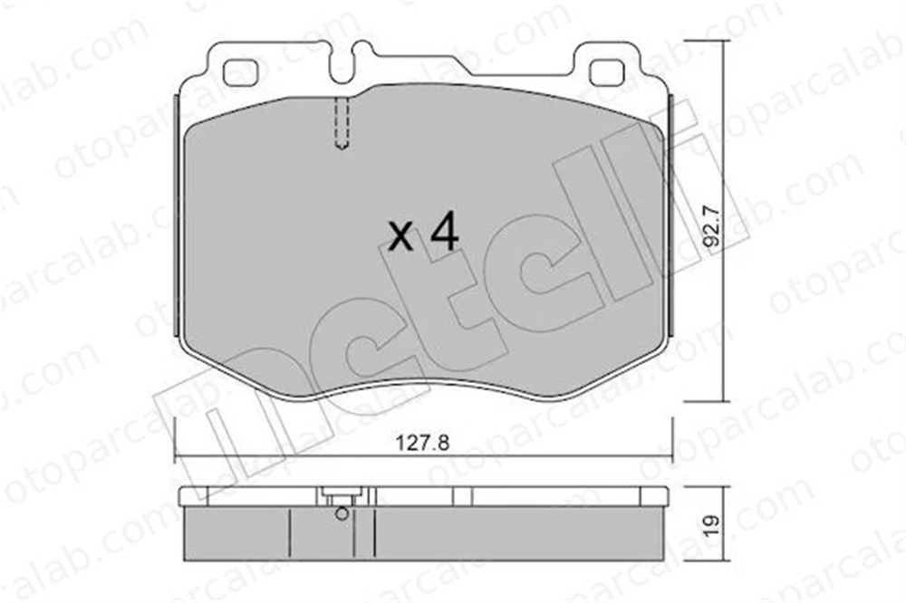 AP 05P2036 Fren Disk Balata Ön MERCEDES-BENZ GLC Coupe GLC A0084201820 4206700