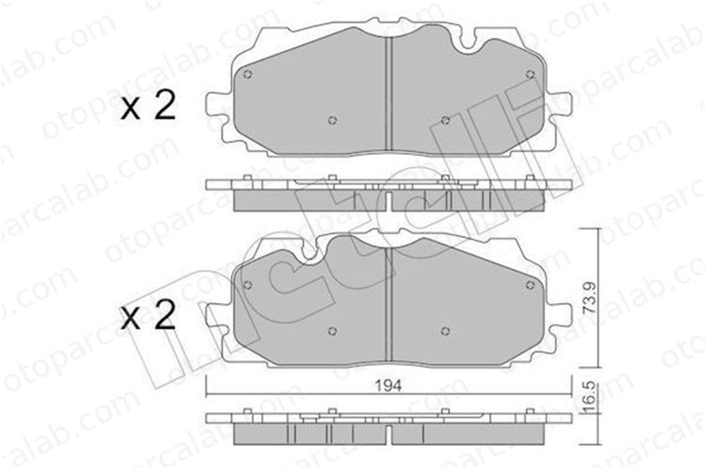 AP 05P2102 Fren Disk Balata Ön AUDI Q7 Q5 4M0698151AA 4M0698151AP