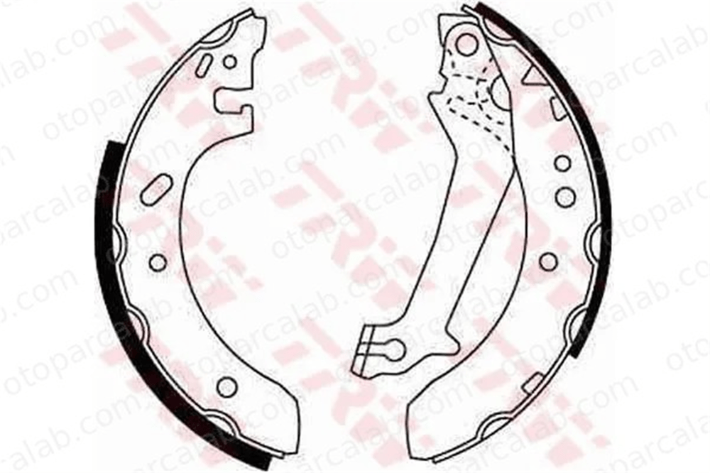 AP 07155 Fren Pabuçlu Balata Arka FORD ESCORT VI Turnier ESCORT VI Sedan 1005968 1017209