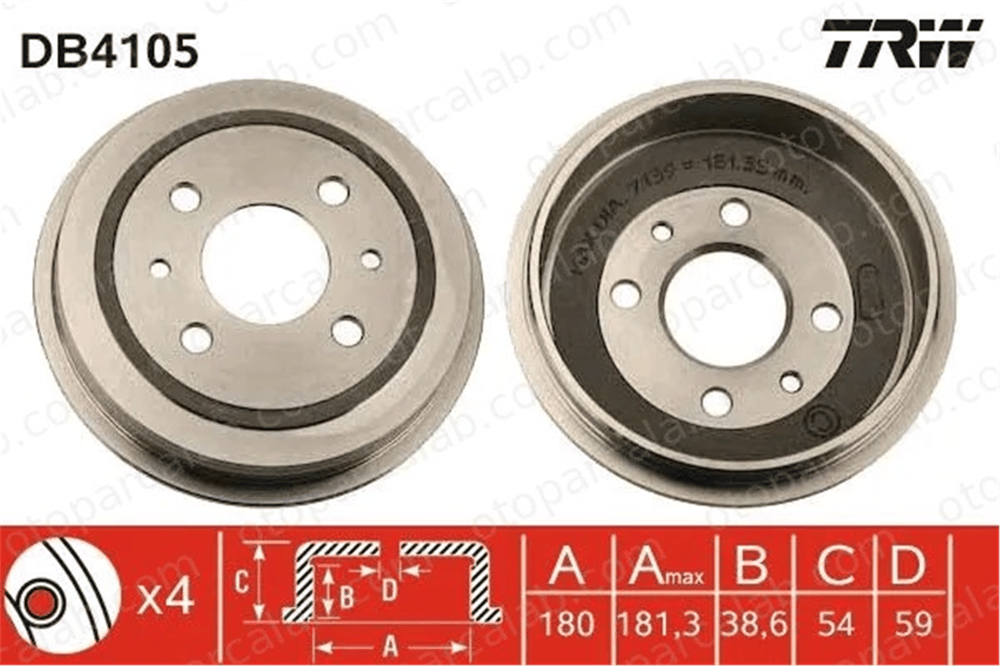 APALI 1061 Kampana Arka Sağ veya Sol FIAT TEMPRA TIPO 7599325