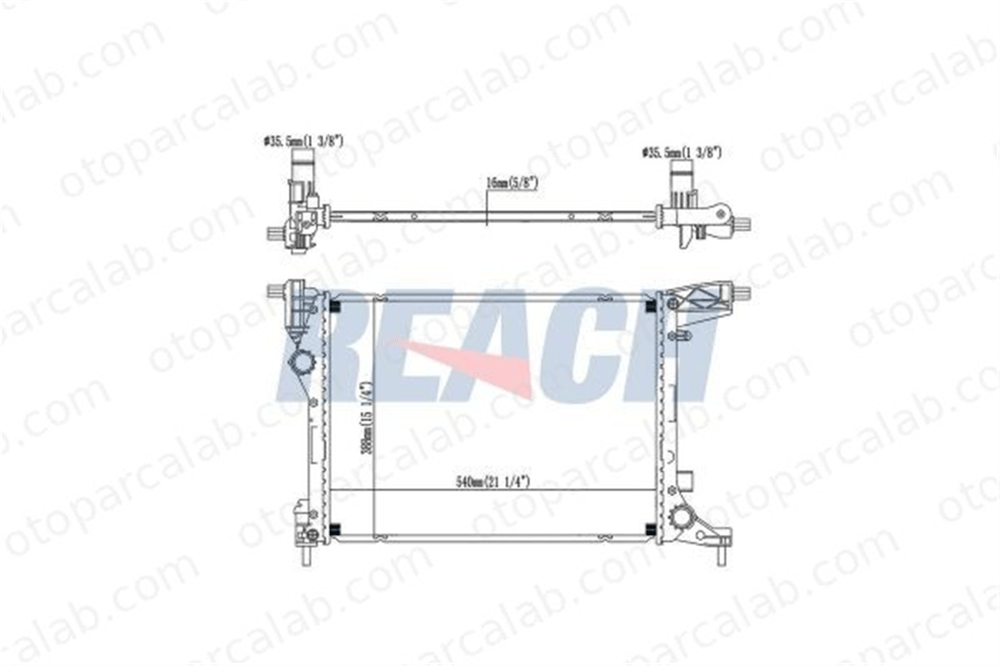 APD 35520009 Su Radyatörü FIAT TIPO Hatchback TIPO Station wagon 52052603 80483