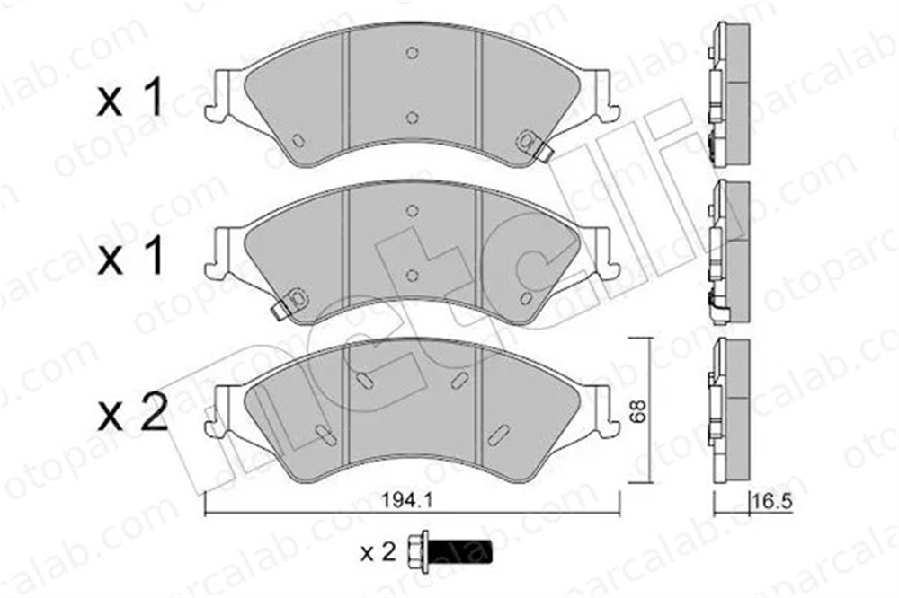 ART A03.2484 Fren Disk Balata Ön FORD RANGER 1723410 1723538