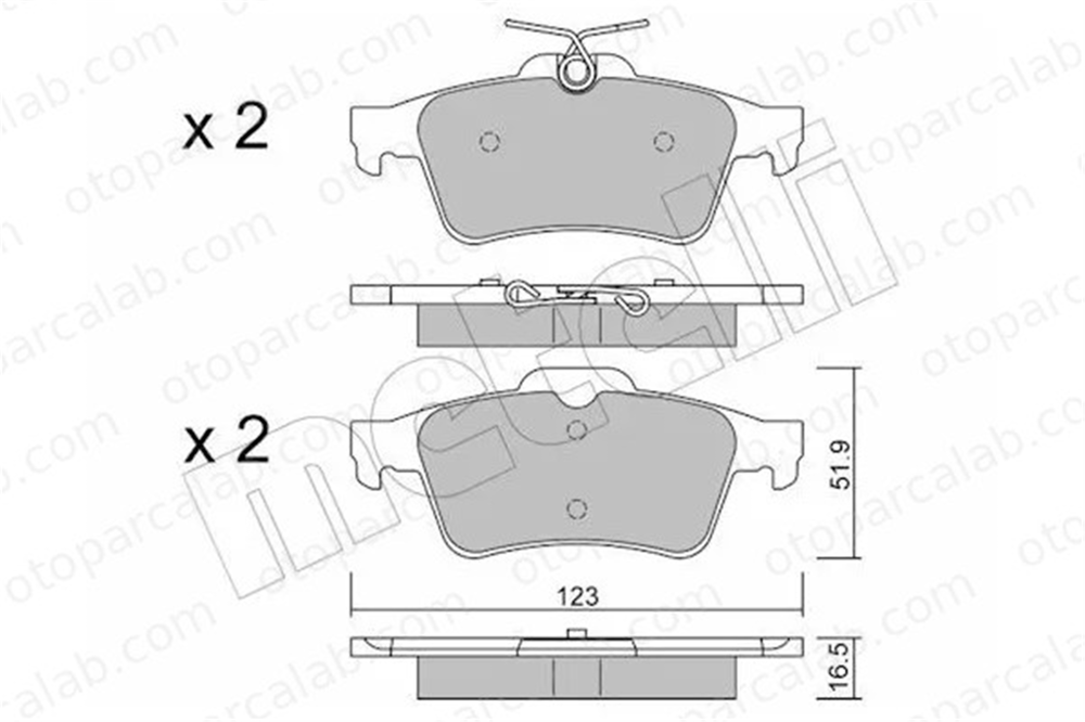 ART A03.1958 Fren Disk Balata Arka SAAB 9-3 Station wagon 9-3 3M512M008AC 1647876080