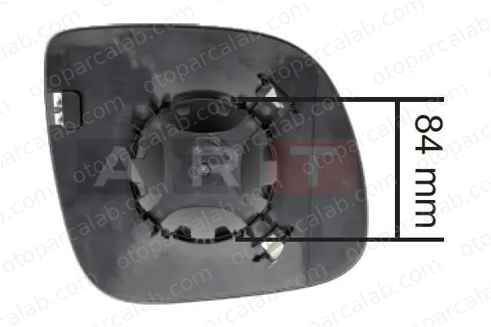 ART MG006.6376 Ayna Camı Dış Sol VW TRANSPORTER T6 / CARAVELLE T6 Minibüs/Otobüs TRANSPORTER T6 Panelvan/Van 7E1857521J 2H0857521C
