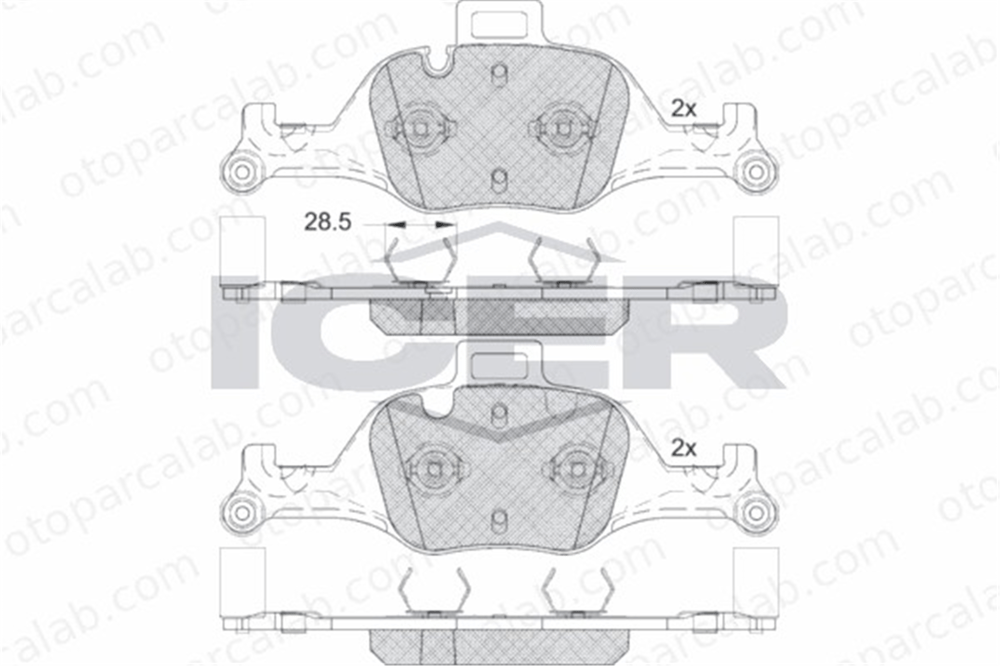 ASPART 3BPA1226 Fren Disk Balata Ön BMW 5 6 Gran Turismo 34116875397 34106883469