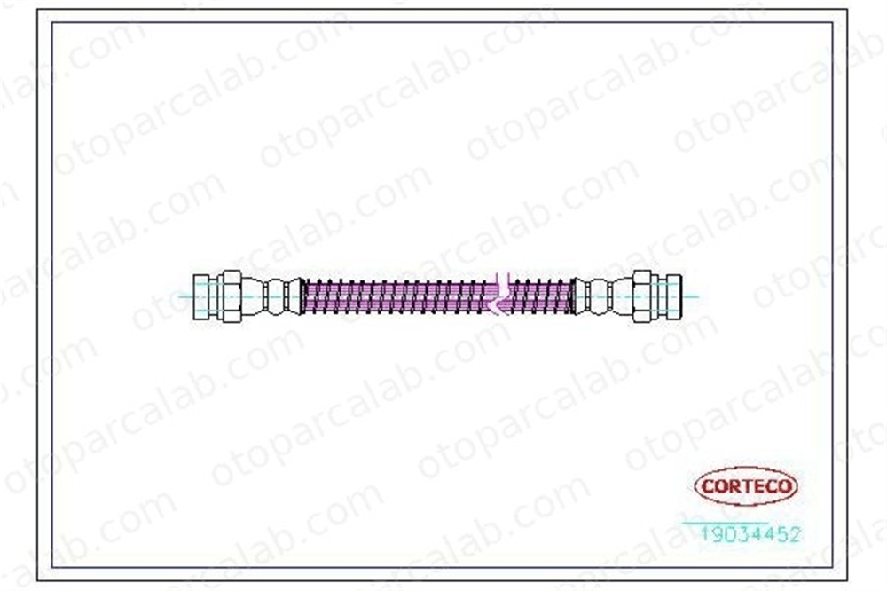 ASPART 3HOS1360 Fren Hortumu Arka Sol HYUNDAI GETZ 587381C000