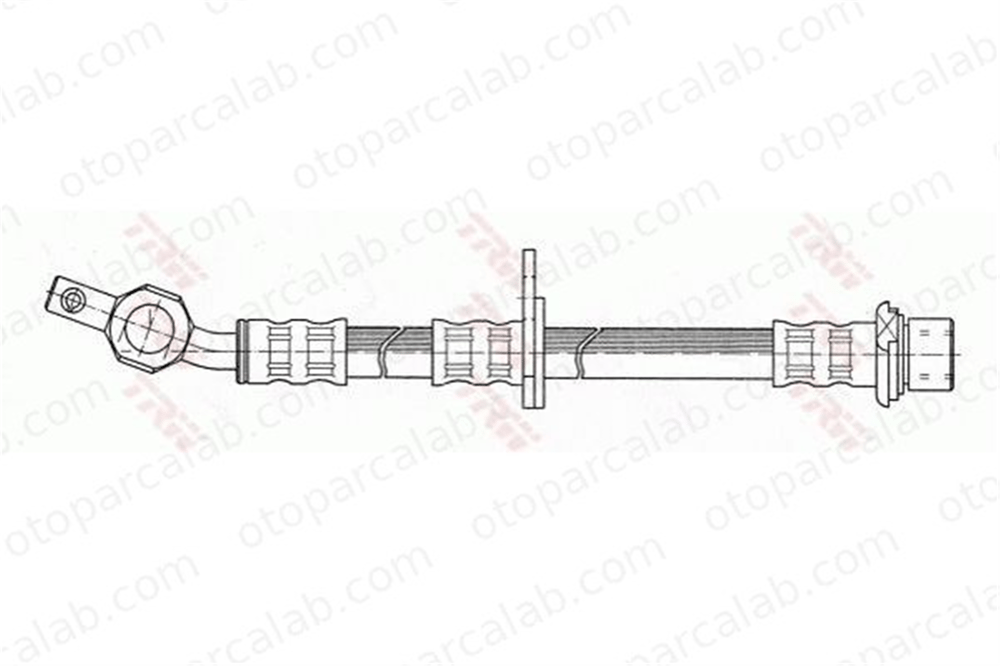 ASPART 3HOS1420 Fren Hortumu Arka Sağ TOYOTA CAMRY Sedan CAMRY 9094702878 9094702C94