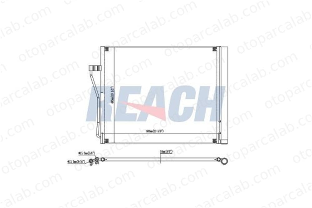ASPART 6CAC1062 Klima Radyatörü BMW 7 ALPINA B7 64509109724 64509149390