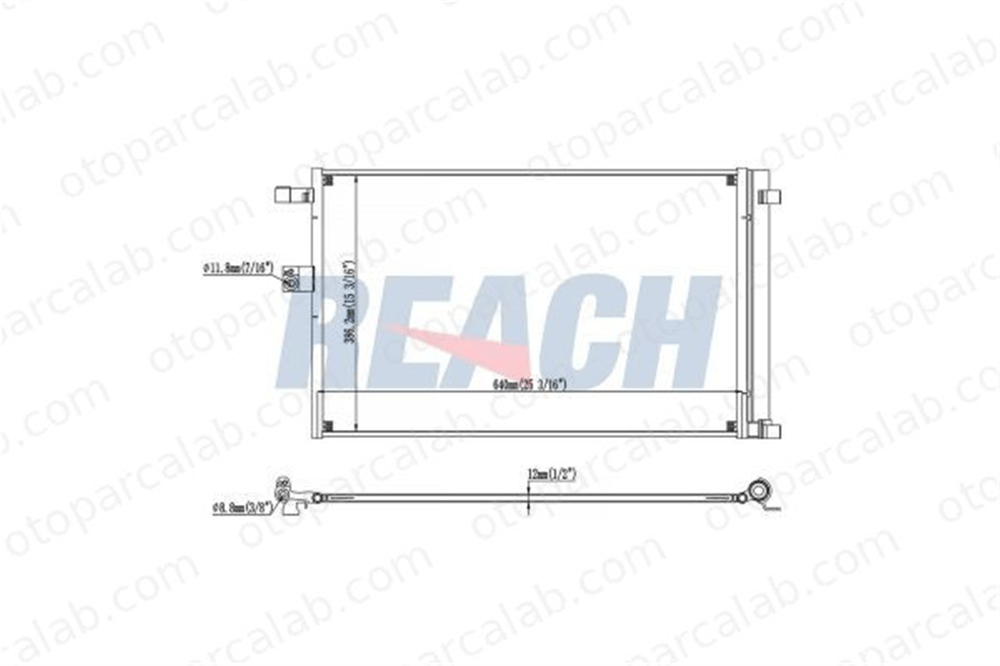 ASPART 6CAC1066 Klima Radyatörü BMW X3 X4 64539389411
