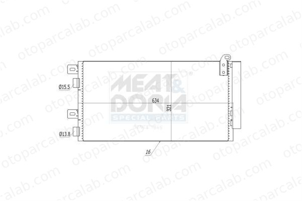 ASPART 6CAC1071 Klima Radyatörü MINI MINI Cabrio MINI 64531490572 1490572