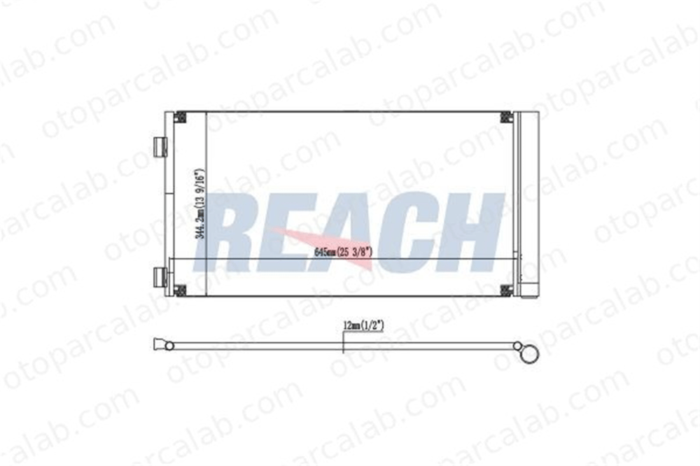 ASPART 6CAC1107 Klima Radyatörü MINI MINI MINI CLUBMAN 9228607 64539228607