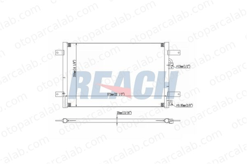 ASPART 6CAC1135 Klima Radyatörü VW SHARAN SHARAN VAN 7M0820413E 1008274