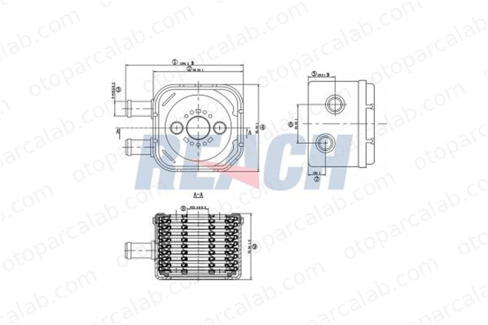 ASPART 6OCO1007 Motor Yağ Soğutucu AUDI A4 B6 Avant A4 B6 Cabrio 28117021C 28117021