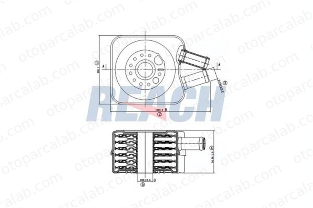 ASPART 6OCO1024 Motor Yağ Soğutucu AUDI A4 B5 A6 C4 78117021A 078 117 021 A