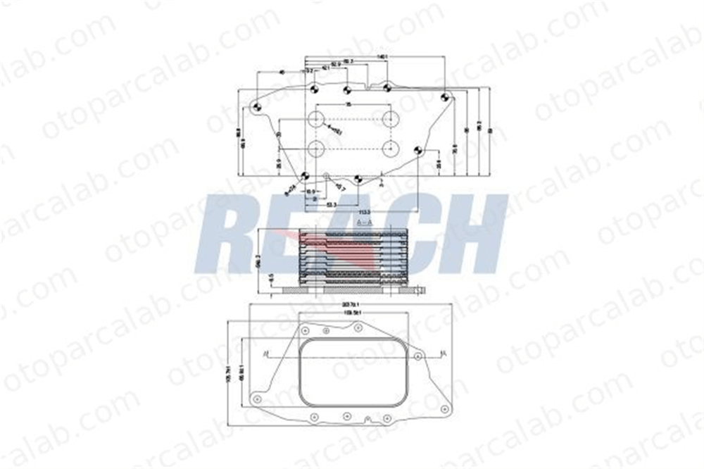 ASPART 6OCO1051 Motor Yağ Soğutucu BMW 2 Active Tourer 2 Gran Tourer 11428585236 11428574002