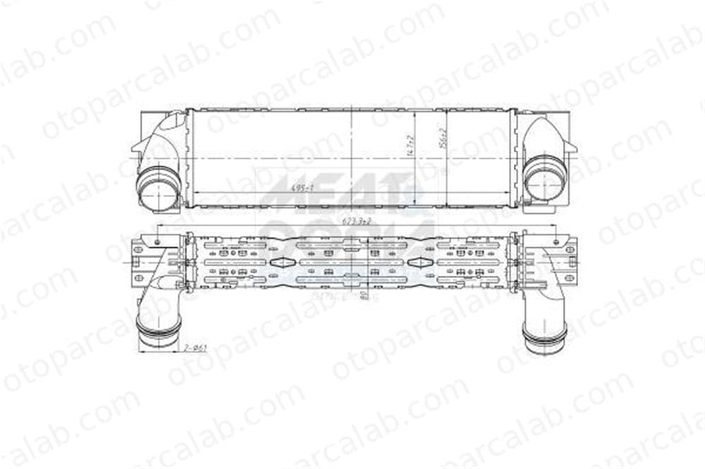 ASPART 6TRA1004 Turbo Radyatörü BMW X3 X4 17517823570