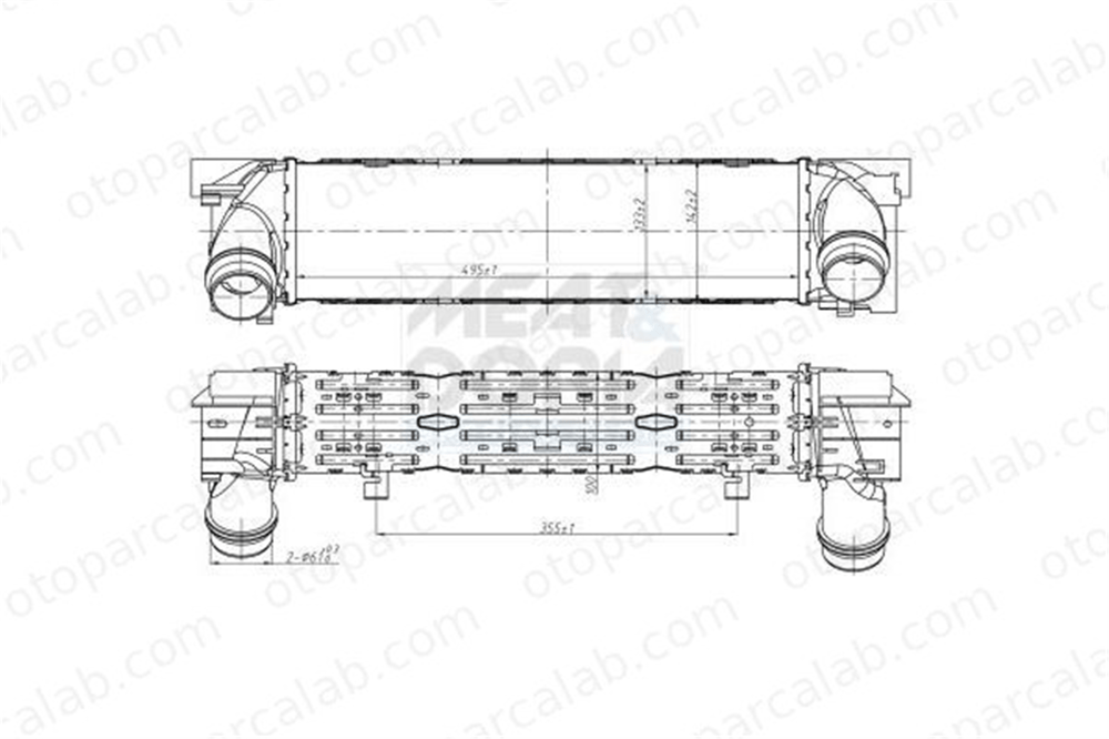 ASPART 6TRA1023 Turbo Radyatörü BMW 1 3 17517618809 17517600531