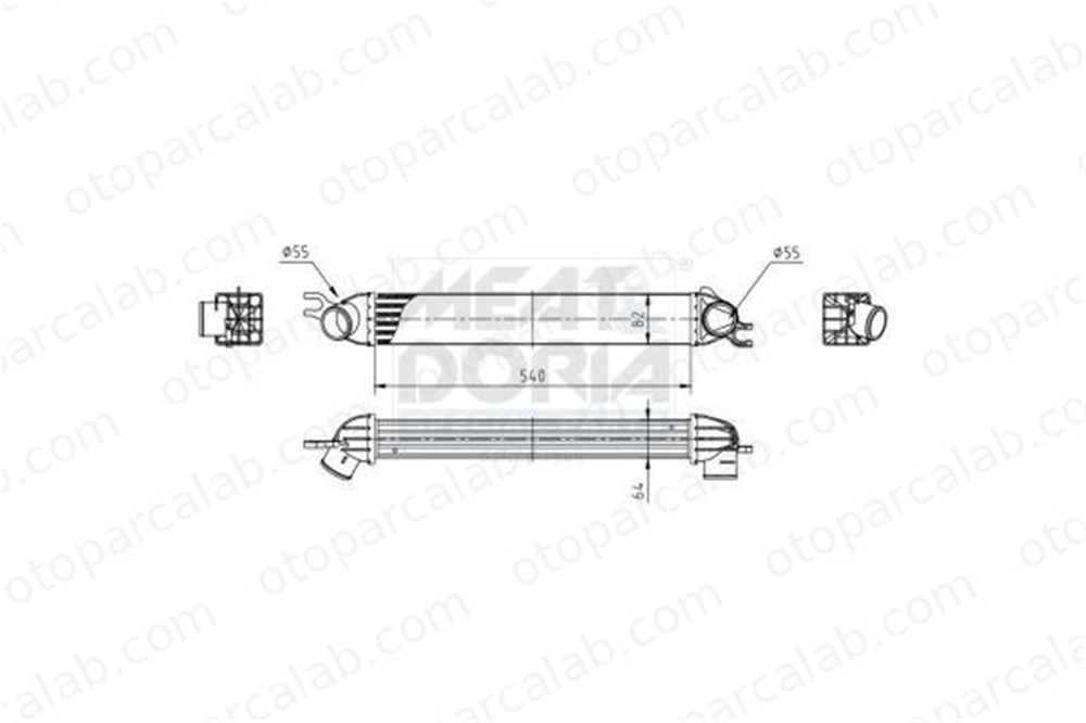 ASPART 6TRA1024 Turbo Radyatörü MINI MINI MINI COUNTRYMAN 17512751277 2751277