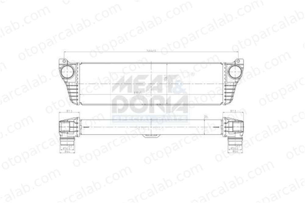 ASPART 6TRA1031 Turbo Radyatörü MERCEDES-BENZ VITO / MIXTO Panelvan/Van VITO Minibüs/Otobüs 6395011301 A6395011301