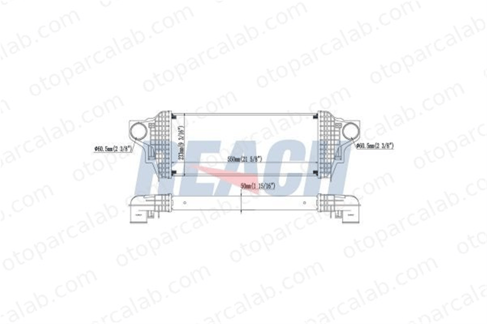 ASPART 6TRA1061 Turbo Radyatörü MERCEDES-BENZ M-SERISI GL-SERISI 2515000000 1645001900