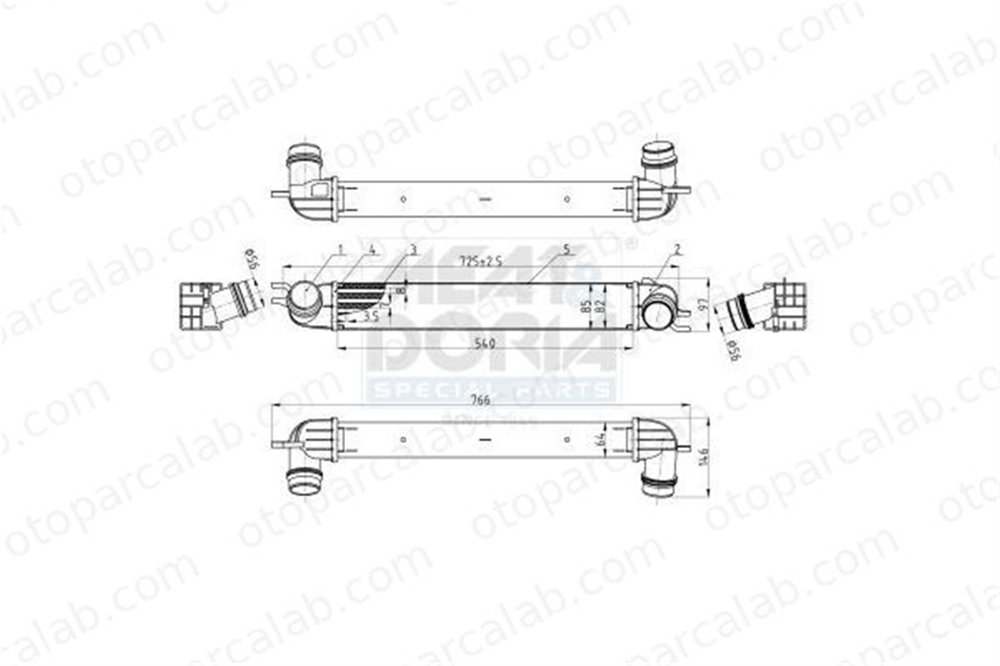 ASPART 6TRA1062 Turbo Radyatörü MINI MINI COUNTRYMAN MINI 17518506904