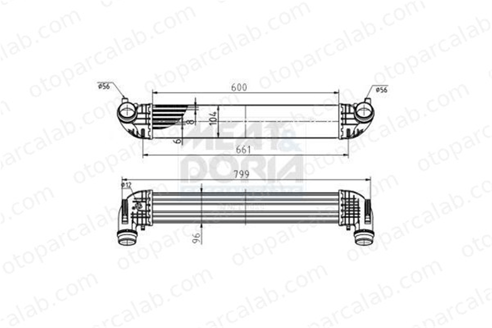 ASPART 6TRA1066 Turbo Radyatörü OPEL ASTRA K ASTRA K Sports Tourer 13356647 013356647