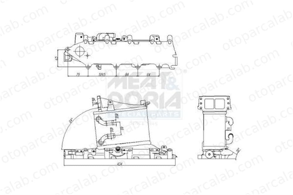 ASPART 6TRA1084 Turbo Radyatörü AUDI A3 Sportback A3 Limousine 4L129711R 4L129711