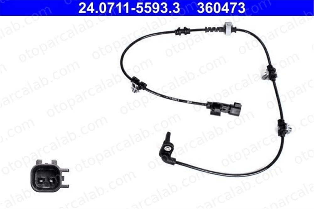 ATE 24.0711-5593.3 Abs Sensörü Arka Sağ veya Sol OPEL ASTRA K ASTRA K Sports Tourer 42703446 13379164