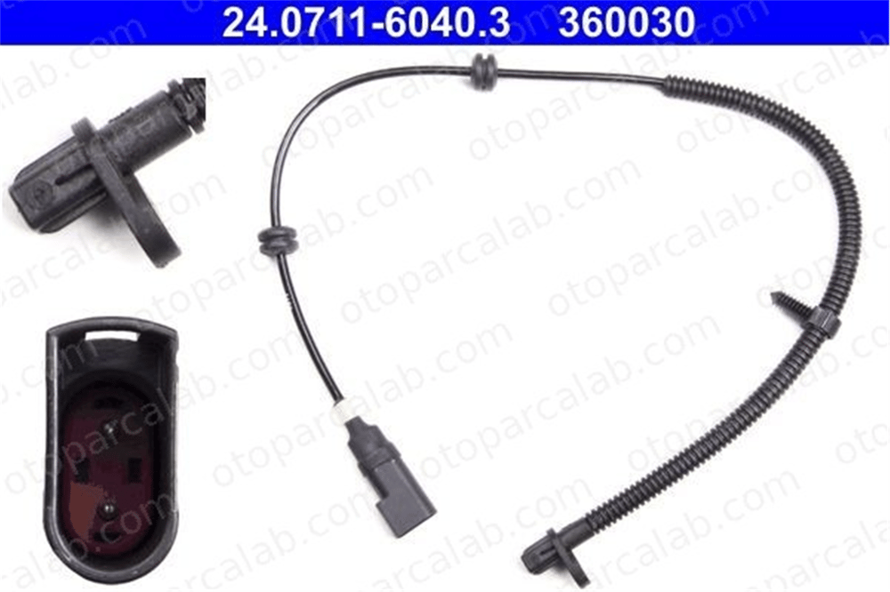ATE 24.0711-6040.3 Abs Sensörü Arka Sol FORD FOCUS I FOCUS I Turnier 98AG2B372CC 1067208
