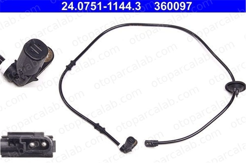 ATE 24.0751-1144.3 Abs Sensörü Arka Sağ MERCEDES-BENZ C-SERISI C-SERISI T-Model 2025402817 A2025402817