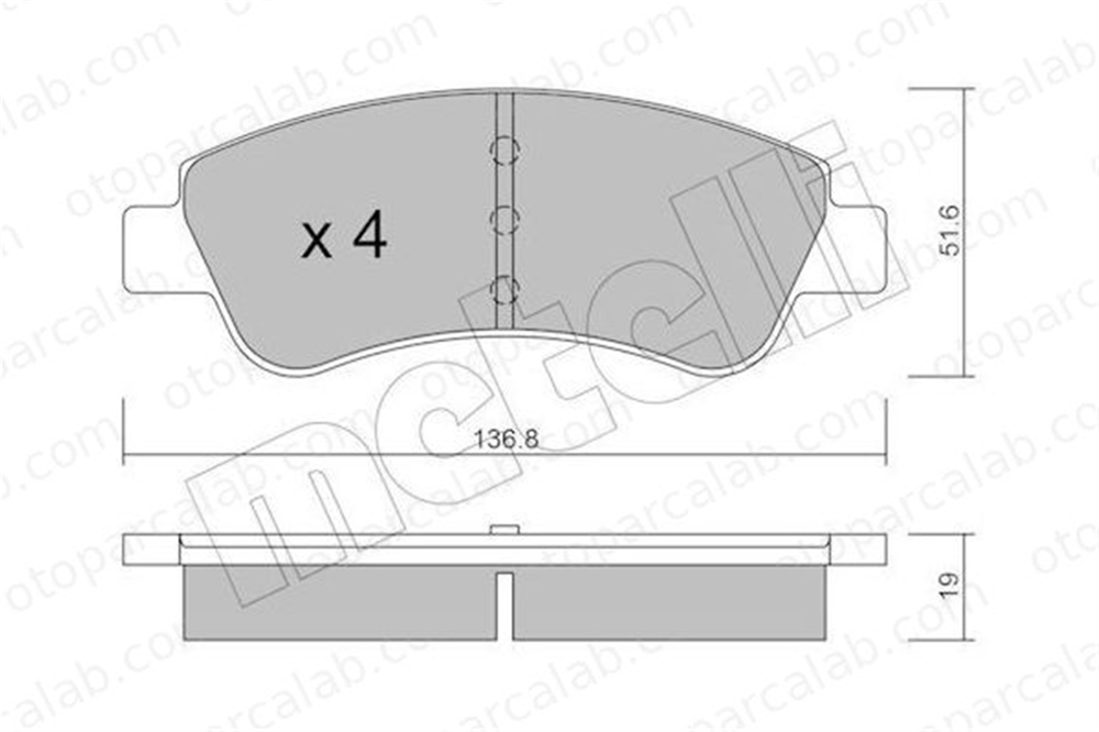 AXAM 02-01-01-4021 Fren Disk Balata Ön PEUGEOT 208 I CITROËN BERLINGO / BERLINGO FIRST MPV 425218 E172558