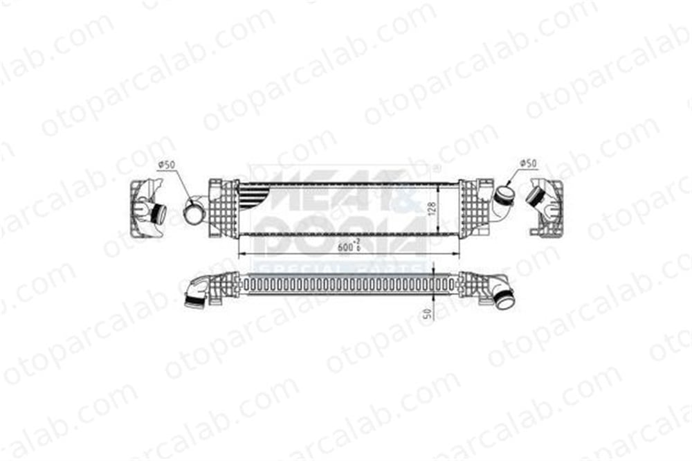 AXAM 03-08-05-4073 Turbo Radyatörü FORD FOCUS II KUGA II 3M5H9L440AE IFR001050