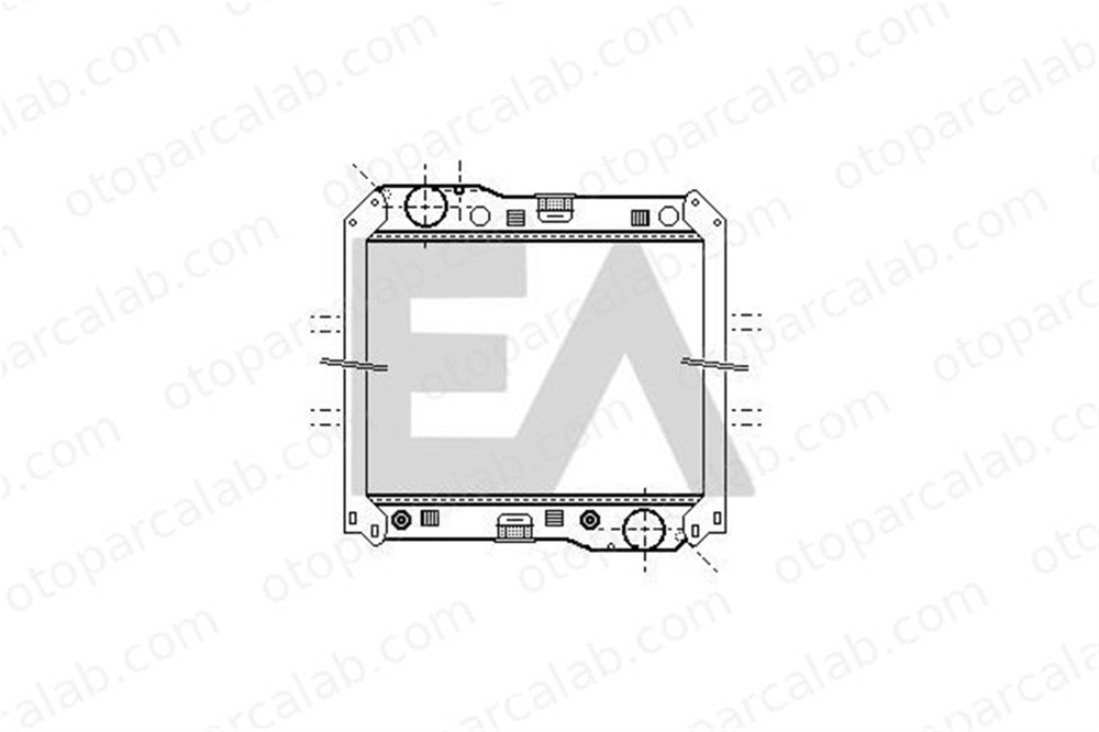 AXAM 03-09-05-0192 Su Radyatörü MERCEDES-BENZ AXOR 2 LEXUS ES 8MK376722021 9405000703