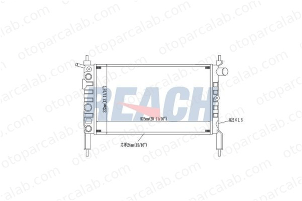 AXAM 03-09-05-3960 Su Radyatörü OPEL ASTRA F ASTRA F Station wagon 1300115 52456309