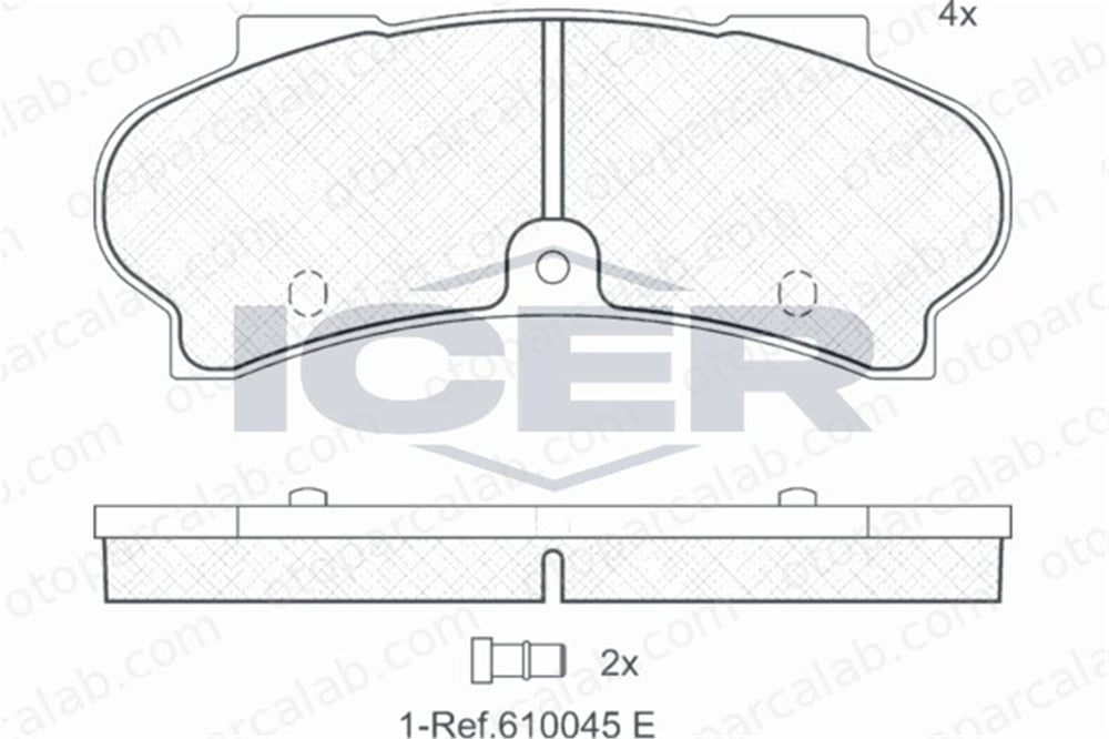 AXAM 03-27-01-4152 Fren Disk Balata Ön PEUGEOT J7 Panelvan/Van J7 Minibüs/Otobüs 140187 424574