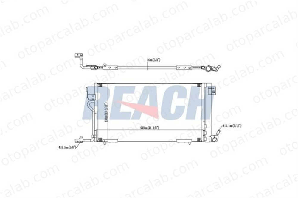 AXAM AX-04-03-05-0151 Klima Radyatörü PEUGEOT 306 Hatchback 306 AX0403050151 6455AW