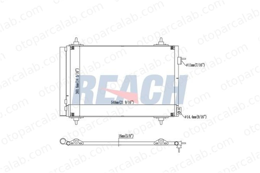 AXAM AX-04-04-05-0157 Klima Radyatörü PEUGEOT 307 307 Break AX0404050157 1609524380