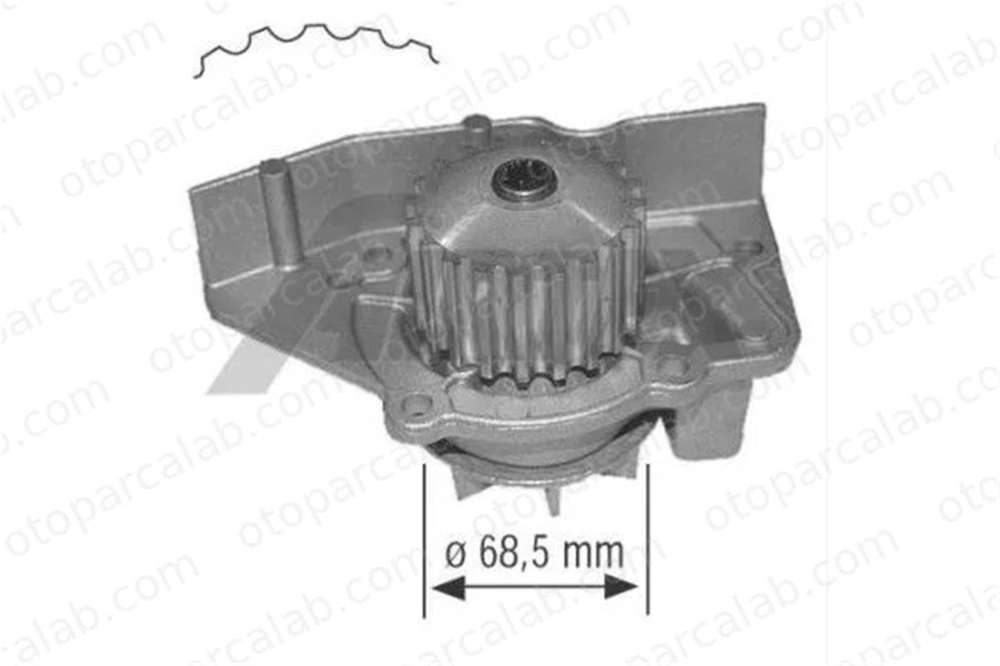 AYBAY 0201 Devirdaim Su Pompası CITROËN XM XM Break 120152 120157