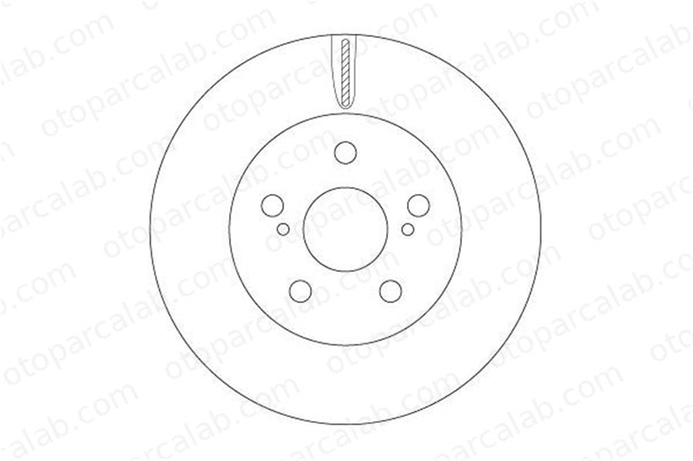 AYD 51633 Fren Disk Ayna Ön Sağ ve Sol TOYOTA PRIUS PRIUS PHV 4351247060