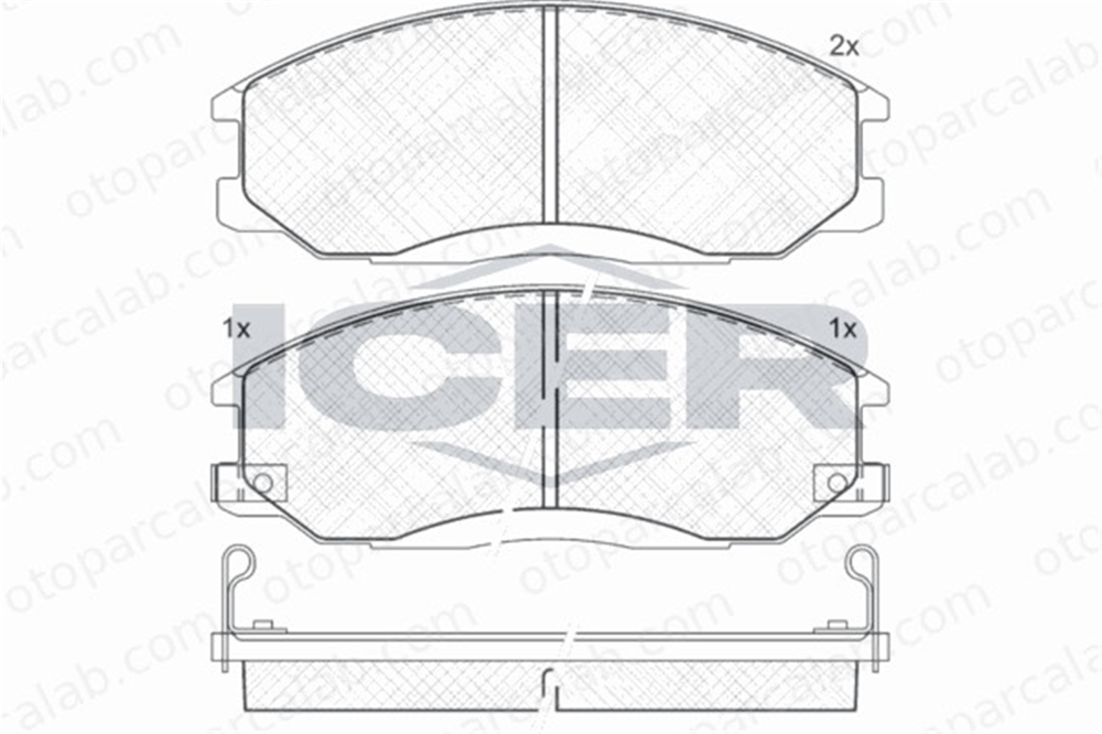 AYD 60034A Fren Disk Balata Ön HYUNDAI H-1 / STAREX Minibüs/Otobüs SANTA FÉ I 48130090A1 K52Y3523Z