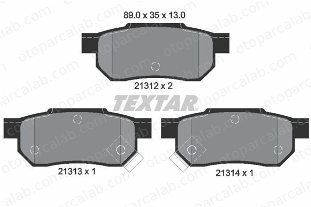 AYD 60163AA Fren Disk Balata Arka ROVER 200 II Hatchback 400 II AY060HN002 43022ST7A00