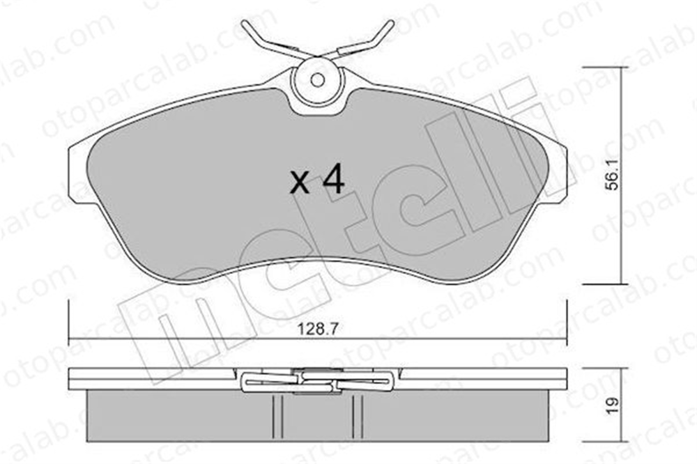 AYD 60206A Fren Disk Balata Ön CITROËN C3 I C3 Pluriel 425237 1611334680