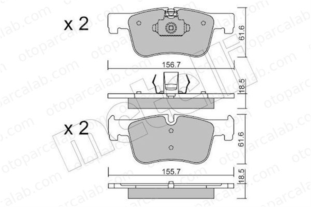 AYD 60209AA Fren Disk Balata Ön BMW 1 3 34116874331 34106884243